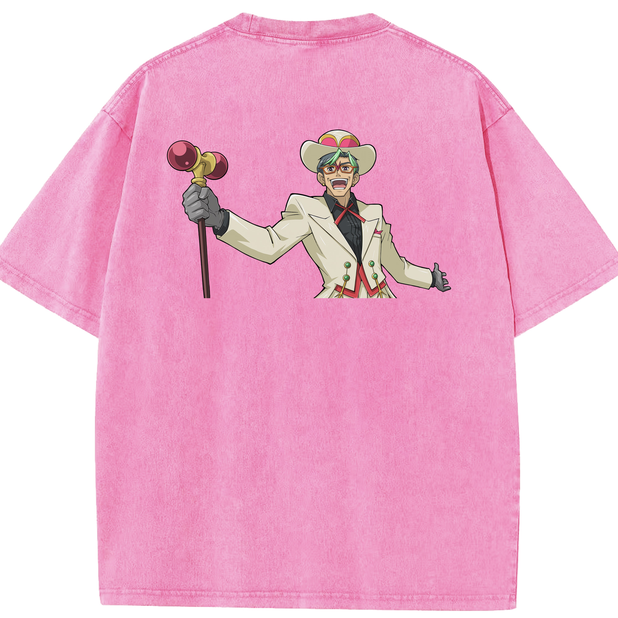 （画像用） 遊☆戯☆王 Yu-Gi-Oh! 綿100% ヴィンテージ風 半袖Tシャツ（背面プリント）